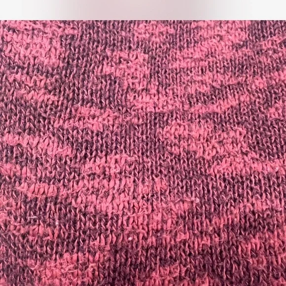 🏁Mudd XL burgundy V-Neck button down cardigan pockets - Picture 5 of 7